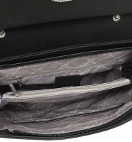 Tamaris 'Anastasia Soft' Handtasche mit Überschlag mittel black