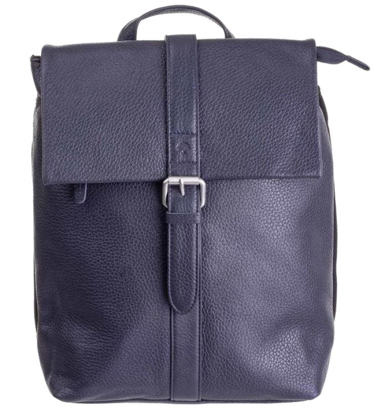 Prato 'LM Shahid' Cityrucksack echt Leder dunkelblau