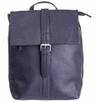 Prato 'LM Shahid' Cityrucksack echt Leder dunkelblau