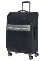 March 'Mosaic' 4-Rad Trolley 68cm 2,80kg 70/81l erweiterbar recyceltes Polyester schwarz