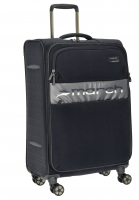 March 'Mosaic' 4-Rad Trolley 68cm 2,80kg 70/81l erweiterbar recyceltes Polyester schwarz