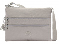 Kipling 'Alvar' Schultertasche Grey Gris