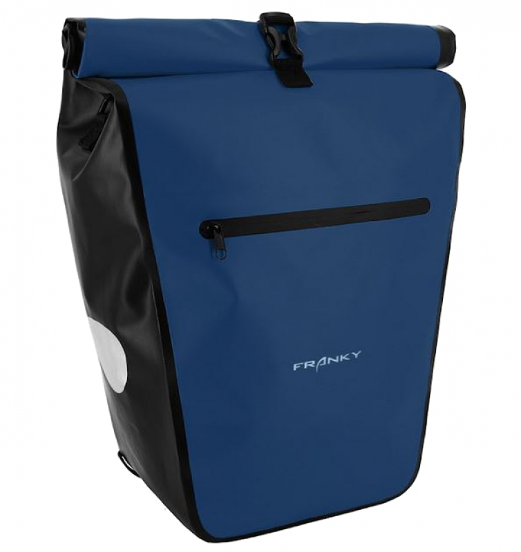 Franky Fahrradtasche mit Laptopfach 29l blau/schwarz