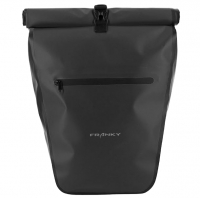 Franky Fahrradtasche mit Laptopfach 29l 500D PVC schwarz