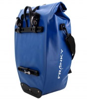 Franky Fahrradtasche 27l 500D PVC blau