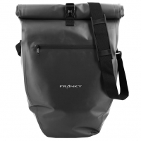 Franky Fahrradtasche 27l 500D PVC schwarz