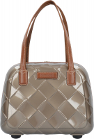 Stratic 'Leather&More' Beautycase champagne