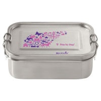 Step by Step 'Purple & Rose' Edelstahl-Lunchbox 800 ml