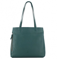 Prato 'LM Asif' Shopper echt Leder green