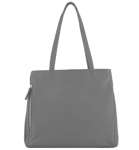 Prato 'LM Asif' Shopper echt Leder mid grey