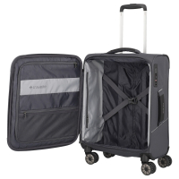 Travelite 'Skaii' 4-Rad Bordtrolley 55cm 1,9kg 36l recycled Polyester gipfelgrau