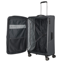 Travelite 'Skaii' 4-Rad Trolley 67cm erweiterbar 2,4kg 62/67l recycled Polyester gipfelgrau