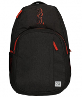 Cas8 Rucksack mit Laptopfach aus Spinnstoff antra-orange