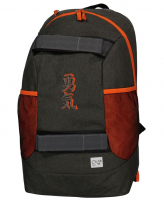 Cas8 Rucksack mit Laptopfach aus Spinnstoff antra-orange