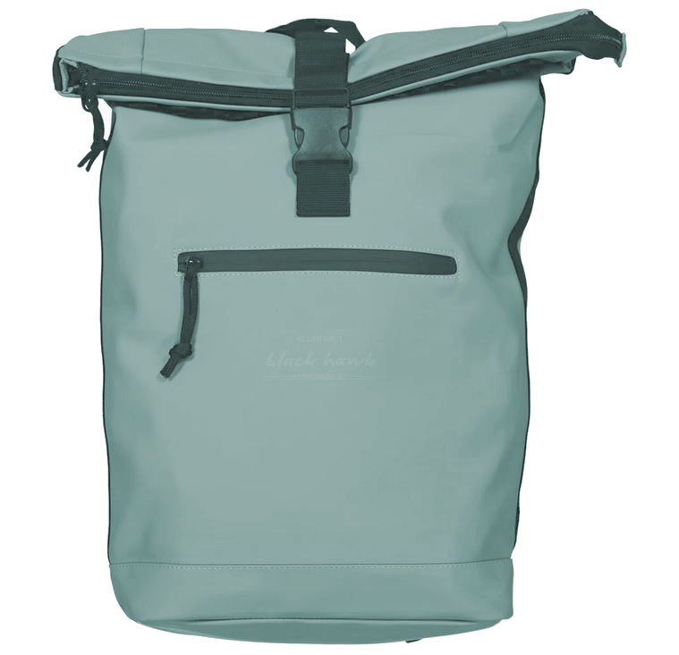 Black Hawk Rucksack mit Laptopfach aus PU mint