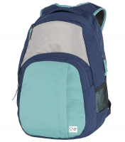 Cas8now Rucksack mit Laptopfach aus Spinnstoff navy mint