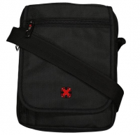 Travel N Meet Schultertasche aus Spinnstoff schwarz