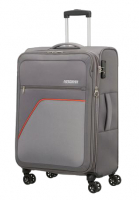 American Tourister Spinner 'Skysurfer' 4-Rad Trolley 55cm 2,5kg 38l grau/orange