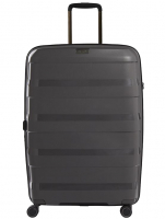 Stratic 'Straw Plus' 4-Radtrolley erweiterbar 76cm 4,15kg 105-120l PPmitStroh dark grey