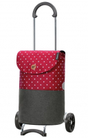Andersen 'Duko' Scala Shopper 36l 40kg Tragkraft MADE IN GERMANY grau rot