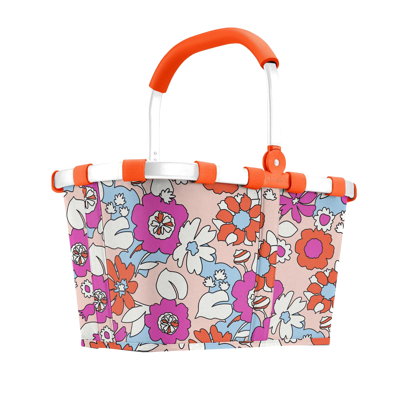Reisenthel 'Carrybag Frame' Einkaufskorb 22L Florist Peach
