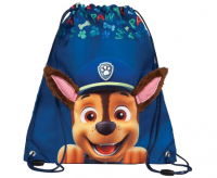 Sieber 'Paw Patrol' Sport/ Schuhbeutel mit lustigen Stoffohren 4l royalblau