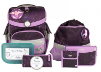 schoolmood 'Stella' Einhorn Timeless Air+ Schulrucksack-Set 7tlg. 9800g 230l lila