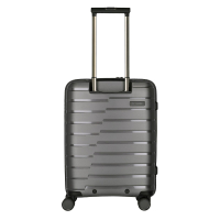 Travelite 'Air Base' 4-Rad-Bordtrolley S mit Vortasche 55cm 2,6kg 43l anthrazit