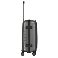 Travelite 'Air Base' 4-Rad-Bordtrolley S mit Vortasche 55cm 2,6kg 43l anthrazit