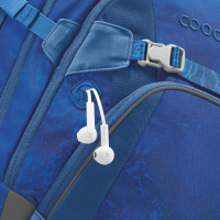 Coocazoo 'Mate' Schulrucksack mit Seitentaschen 1,250kg 30l blue Wawe