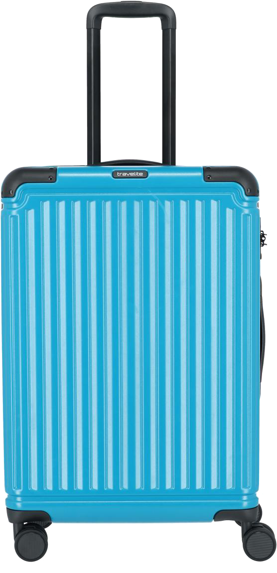 Travelite 'Cruise' 4-Rad Trolley M mit TSA 67cm 3,6kg 65l türkis