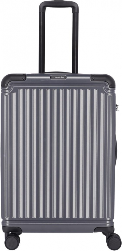 Travelite 'Cruise' 4-Rad Trolley M mit TSA 67cm 3,6kg 65l anthrazit