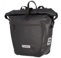 Travelite 'Basics' Fahrradtasche mit Umhängeriemen 1,1kg 20l schwarz