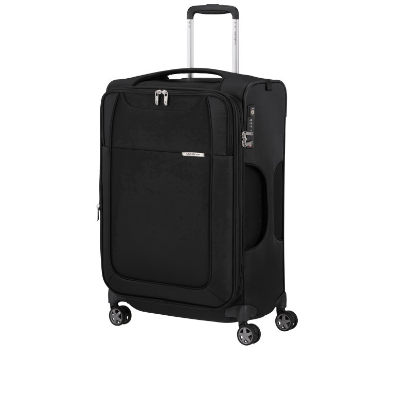 Samsonite 'Dlite' 4-Rad Trolley 63cm 2,3kg erweiterbar 60/65l schwarz