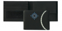 Oxmox 'New Cryptan' Pocketbörse RFID echt Leder schwarz