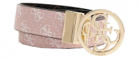 Guess Gürtel wendbar an der Schnalle kürzbar Synthetik brown rose