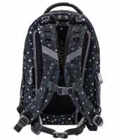 Wave 'Infinity' Schulrucksack 30L 1040g black and yello dots