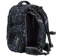 Wave 'Infinity' Schulrucksack 30L 1040g black and yello dots