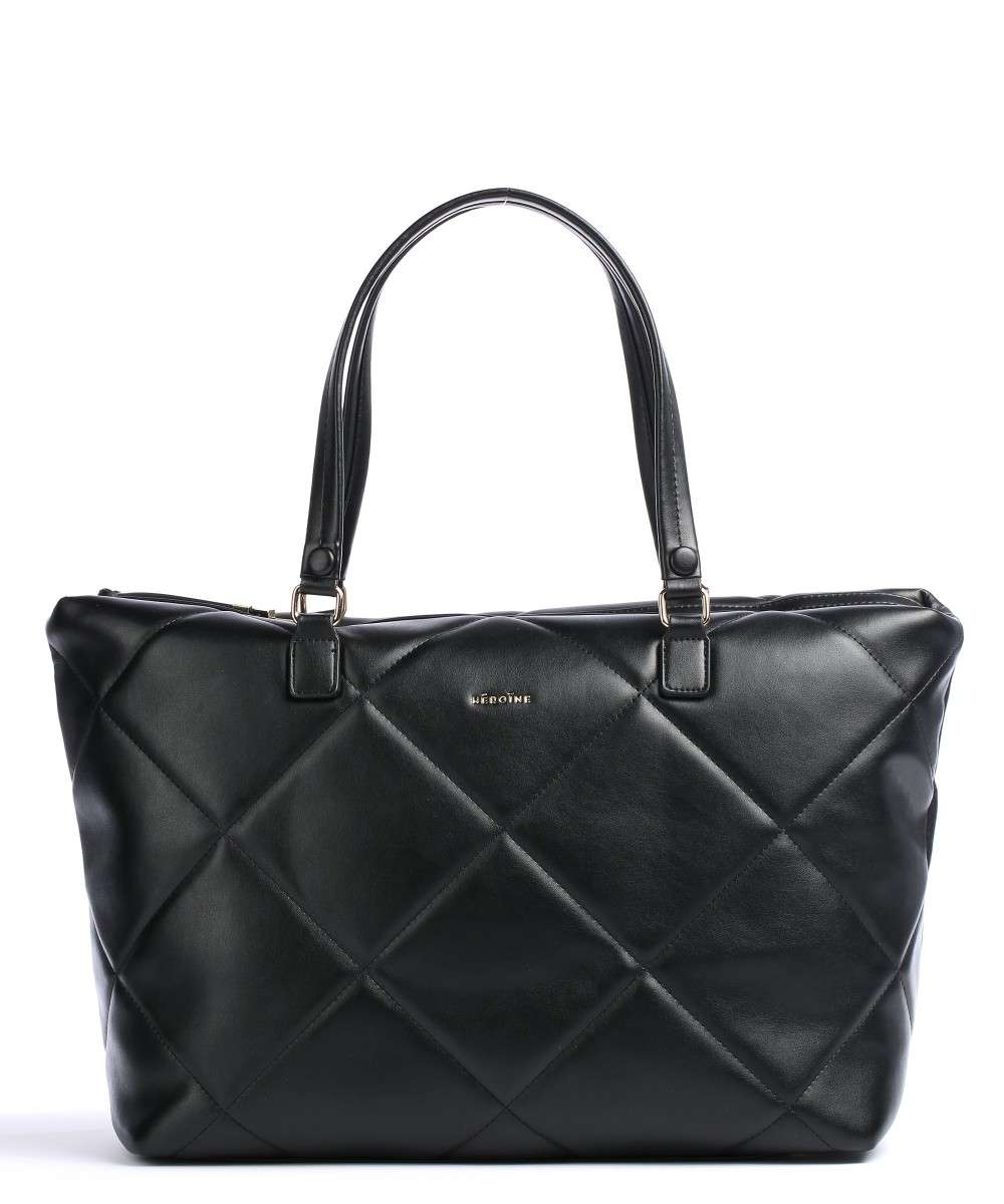 Maison Heroïne 'Livia Shopper M' Shoppertasche echt Rindleder schwarz/gold