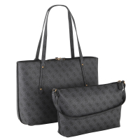 Guess 'Eco Brenton Tote' Damentasche Syntetik coal logo