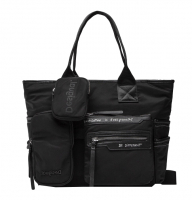 Desigual 'Poketis Namibia' Shopper mit Minitasche und Handytasche schwarz