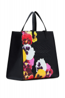 Desigual 'Bag Mika Merlo V' Damentasche Blumen schwarz