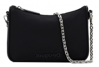 Desigual 'Poketis Guiza' Tasche 2in1 Riemen und Kette schwarz