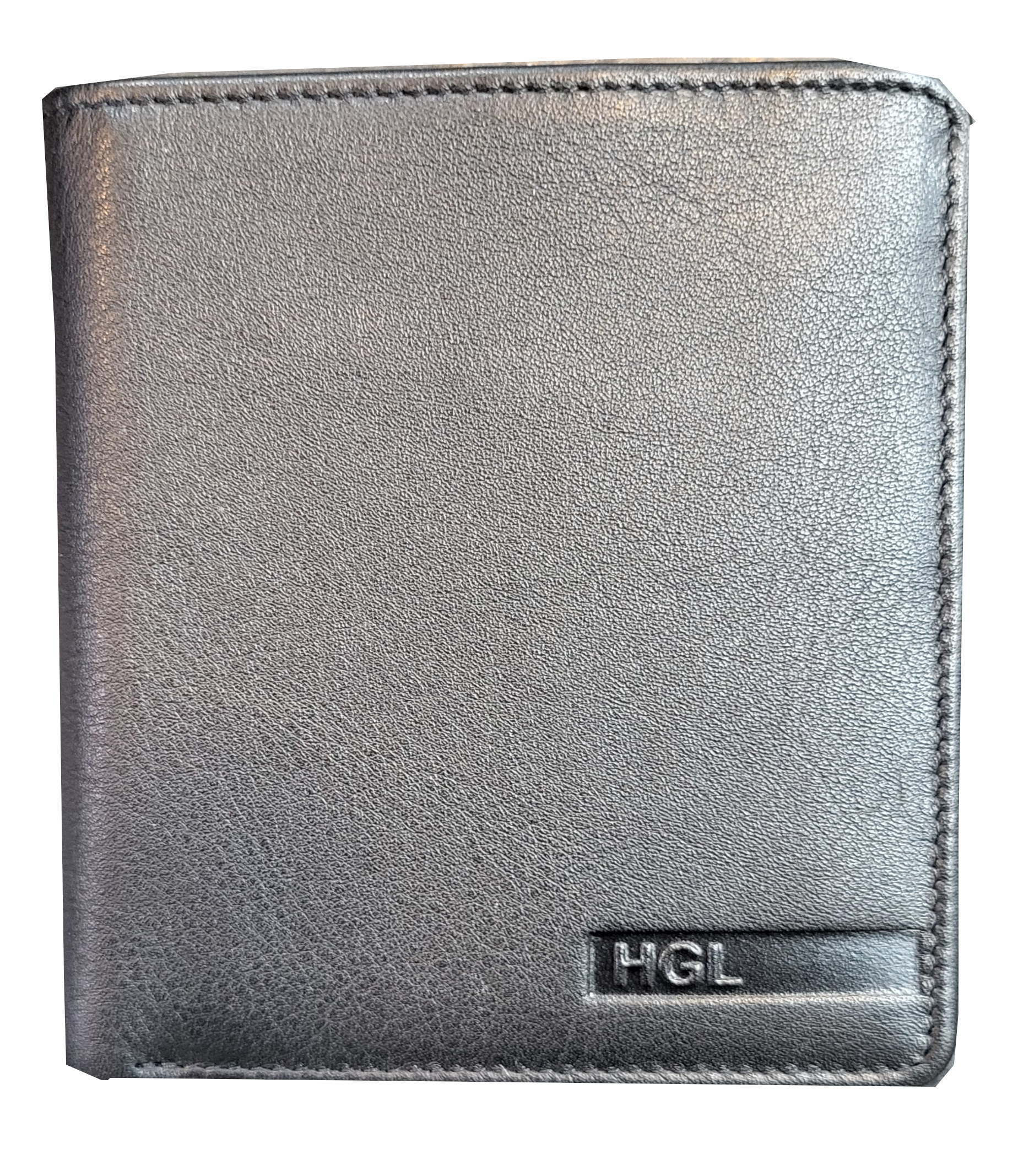 HGL Kombibörse klein RFID-Schutz echt Leder schwarz
