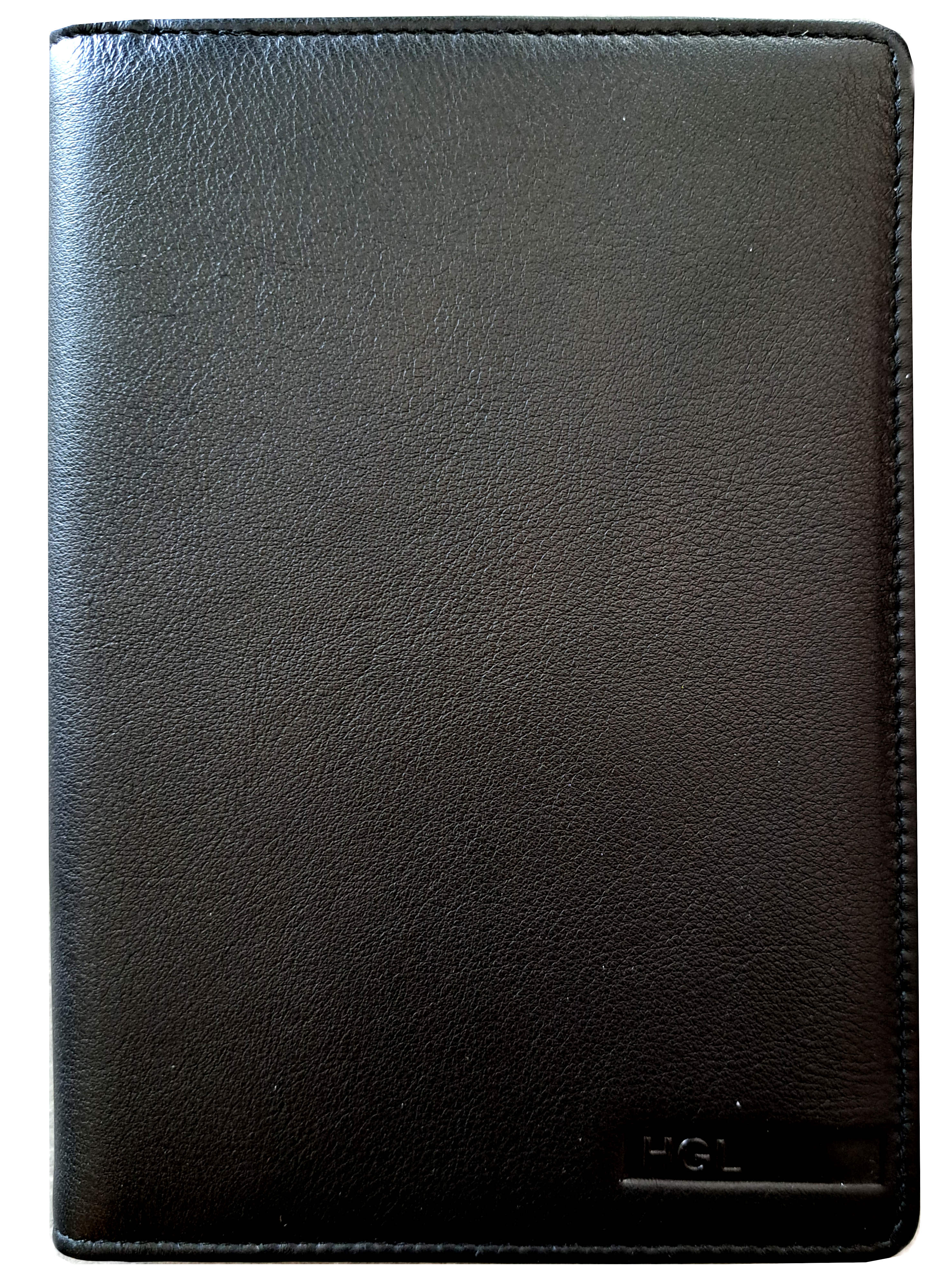 HGL Brieftasche mit RFID echt Rindleder schwarz