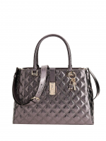 Guess 'Gaia Triple Comprtmnt Damentasche Syntetik pewter
