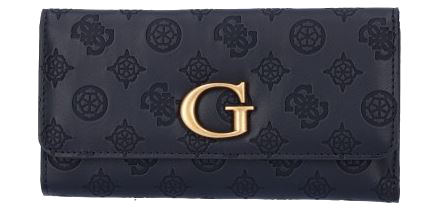 Guess 'G Vibe SLG Trifold' Damenlangbörse Syntetik black logo