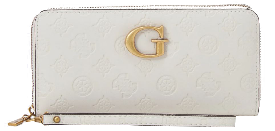 Guess 'G Vibe SLG Trifold' Damenlangbörse Syntetik stone logo