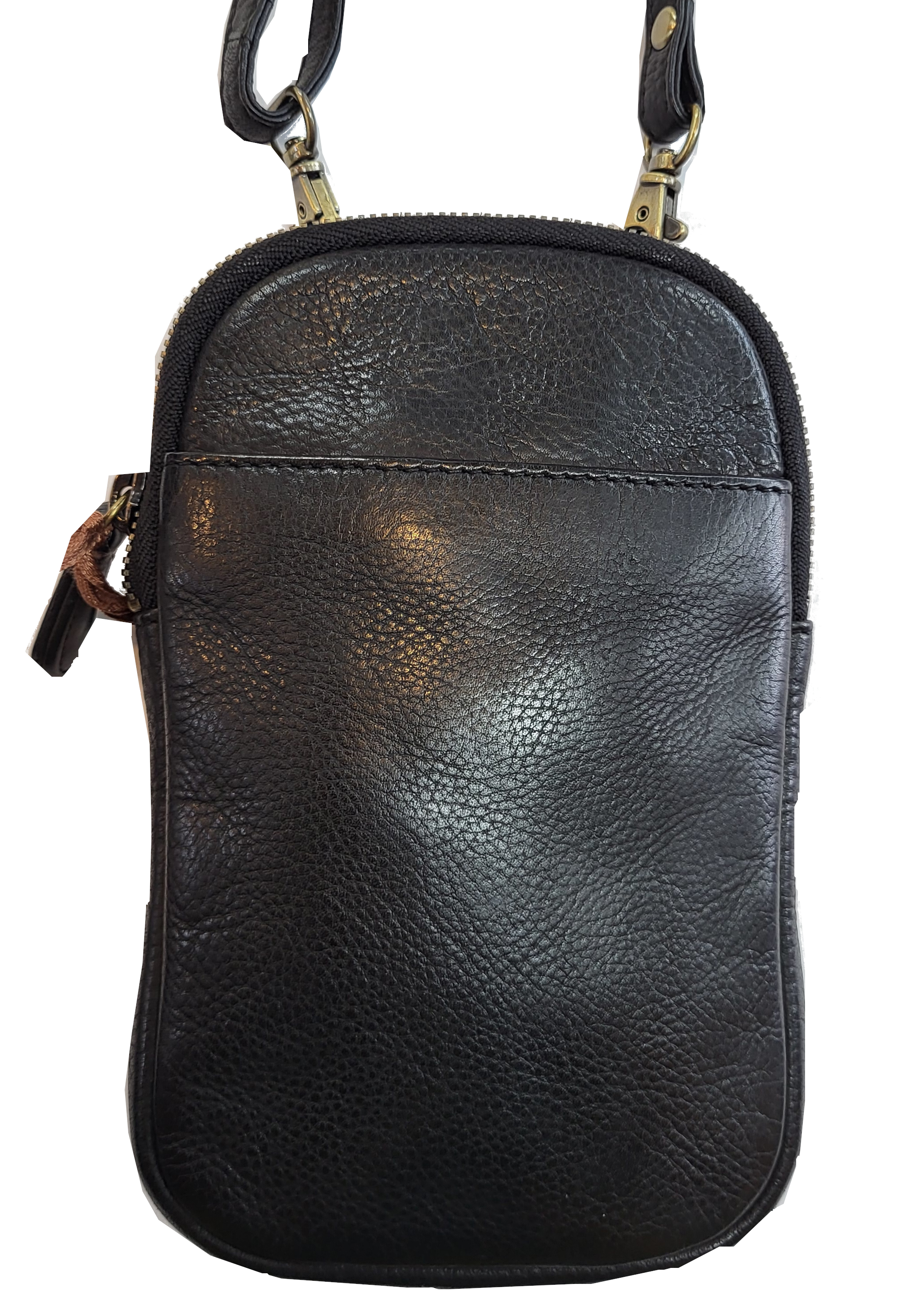 Dernier Handytasche echt Leder schwarz