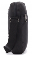 Travel N Meet Schultertasche aus Spinnstoff schwarz